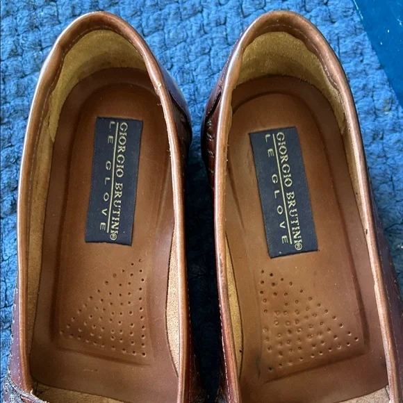 Giorgio Brutini Men's brown loafers - Picture 4 of 8